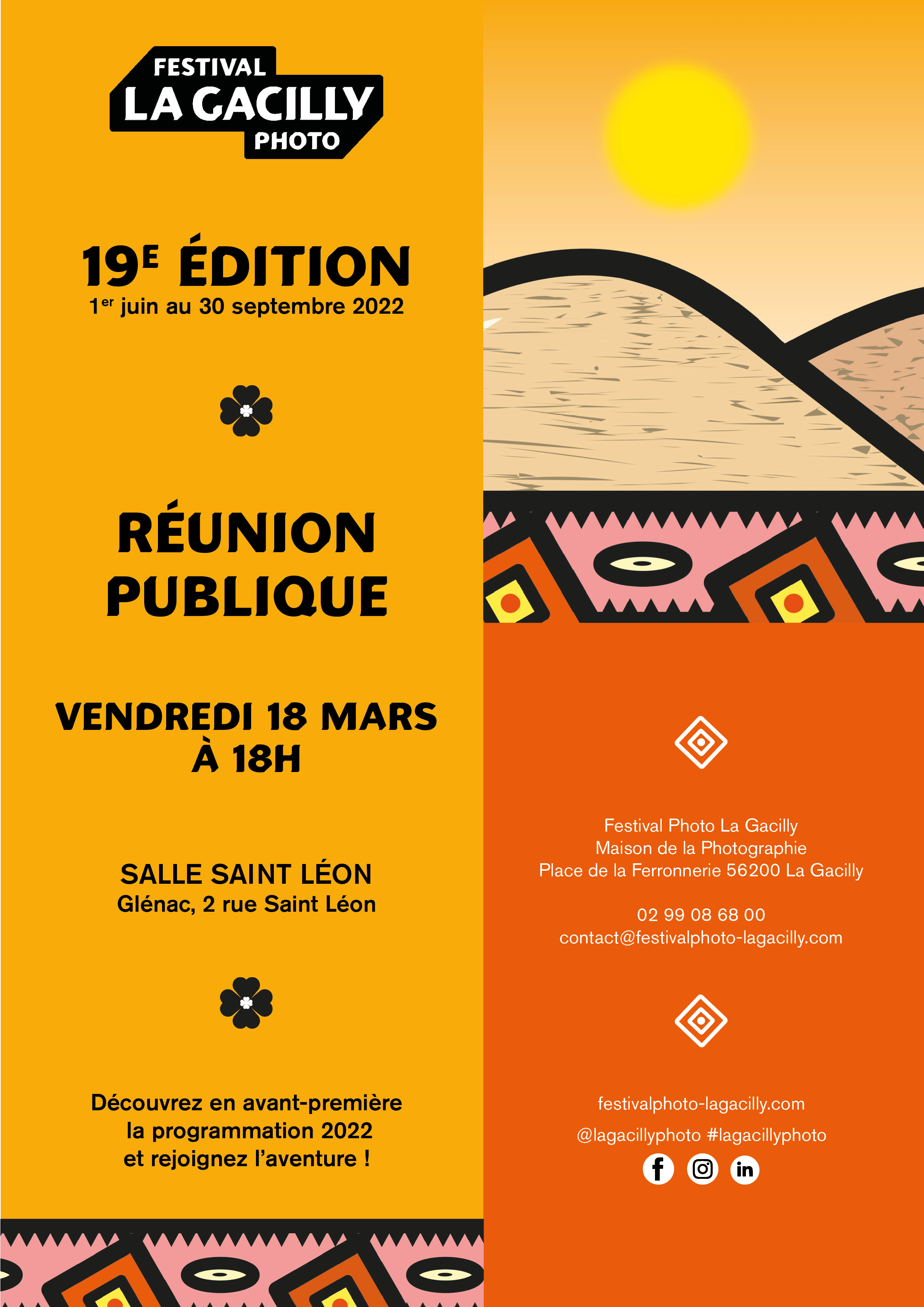 Affiche réunion publique